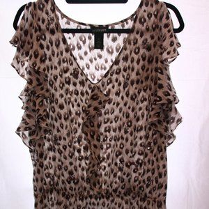 Lane Bryant Animal Print Blouse